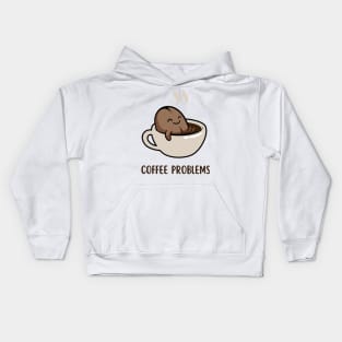 Coffee Problems - Kawaii Style Coffee Kids Hoodie